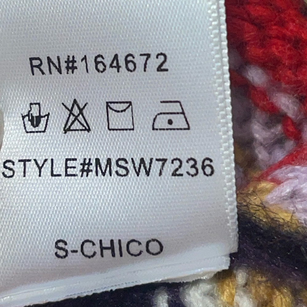 So Perla Mohair blend striped knit sweater W/bell sleeves. Sizes M & Sm - Picture 10 of 13